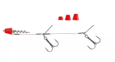BALZER Shirasu Hecht-System Screw In/Wechselgewicht fluo-rot 14cm 1/0 — 9.00 flouo-rot